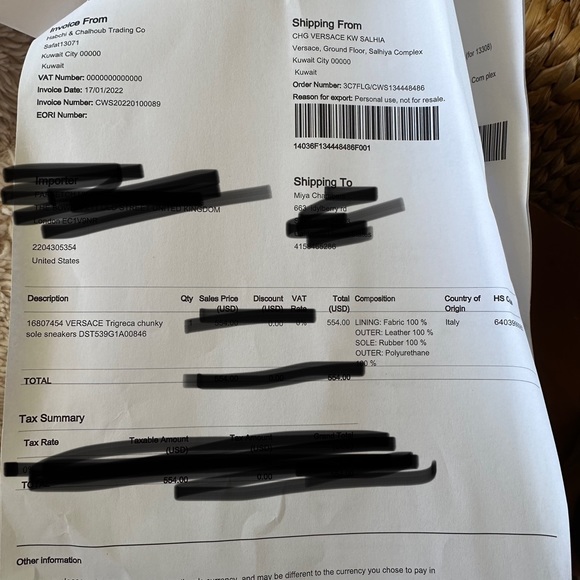 New in Box Versace Trigreca Chunky Sneakers 41 - Picture 14 of 14